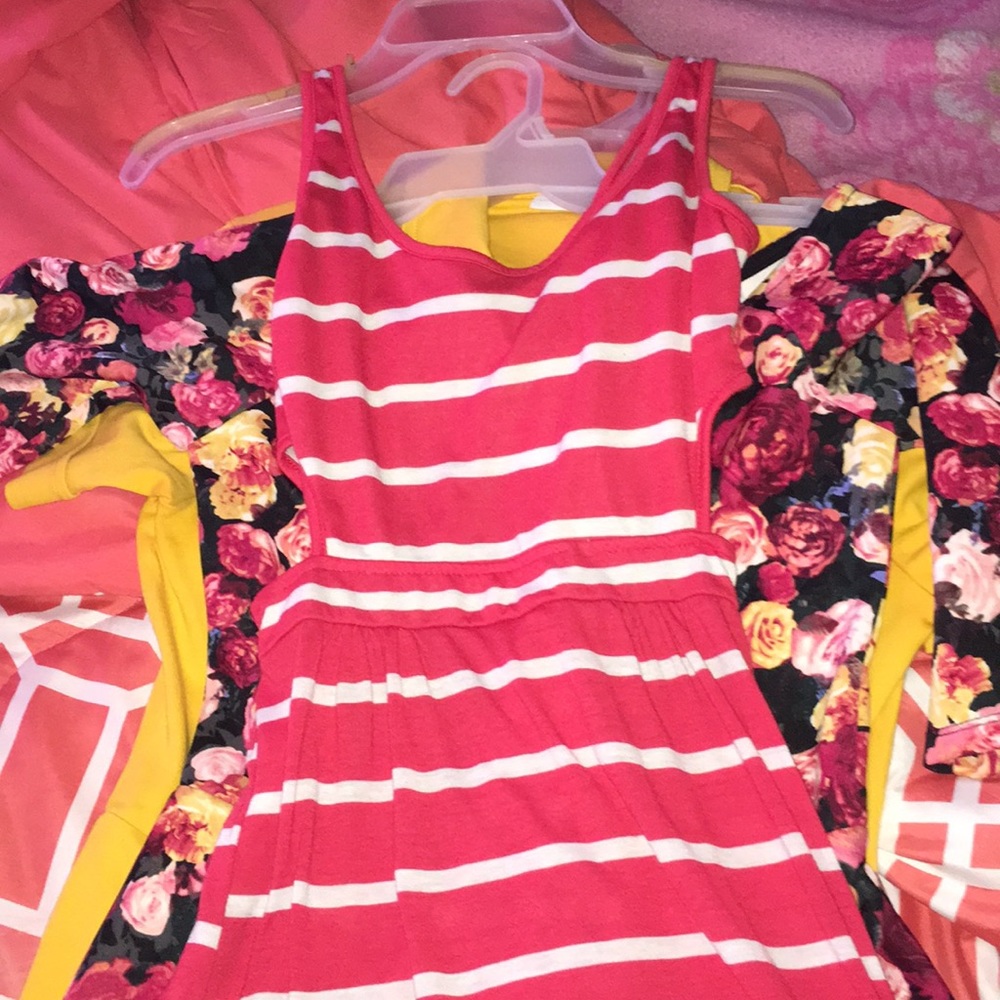 red & white sundress